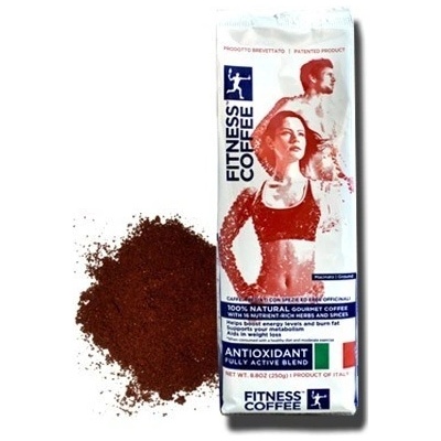 Káva Fitness coffee Antioxidant Fully Active Blend mletá FIT57003 250 g
