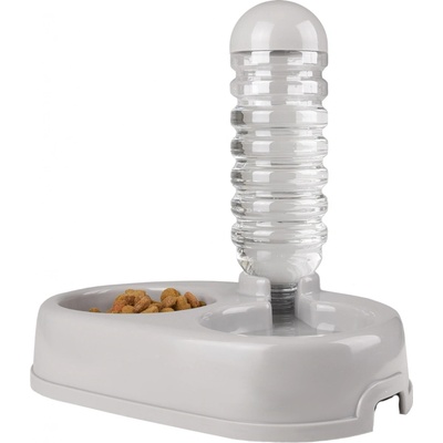 Flamingo Miska plastová s napáječkou 850 ml