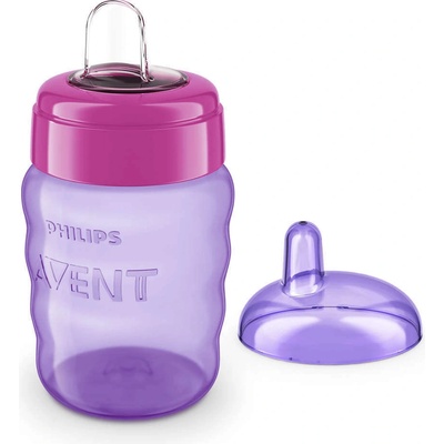 Avent SCF553/03 pohár s náustkom fialová 260 ml