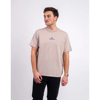 One of XX Cement Purple Embroidered Loose Fit T-shirt Cement Purple