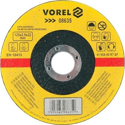 Vorel kotouč na kov 125 x 22 x 2,5 mm TO-08635