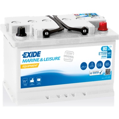 Exide Equipment 12V 80Ah 600A ET550
