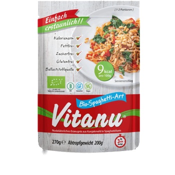 Vitanu Био спагети от конджак - 270 г