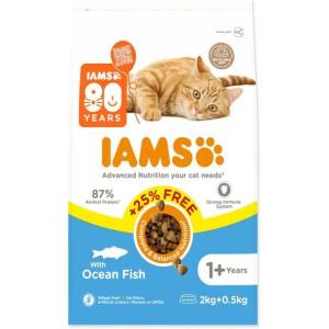 Iams Храна IAMS Cat Adult Ocean Fish 2kg + 500g БЕЗПЛАТНО (173-209173)