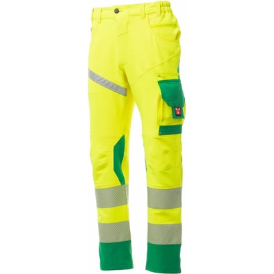 Payper NEXT 4W HI-VI reflexné nohavice žltá fluo / gélovo zelená