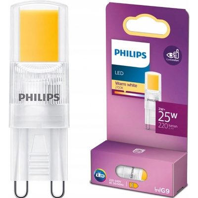 Philips Classic LED žiarovka G9, 2 W, 220 lm, 2700 K