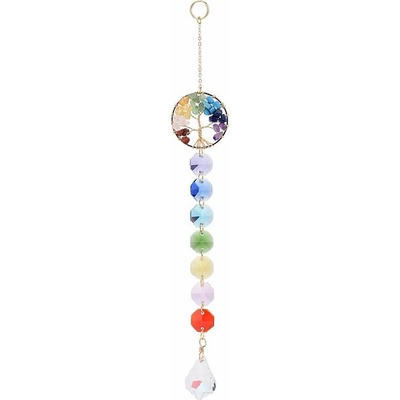 Nefertitis Harmonie čakrový Feng Shui závěs se Stromem života NF42889 - délka cca 23 cm