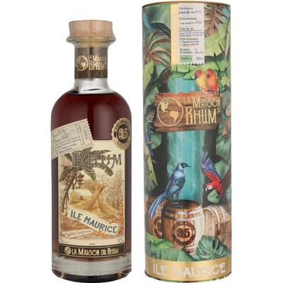 La Maison du Rhum Îlle Maurice Chamarel 2014 N°5 55% 0,7 l (tuba)