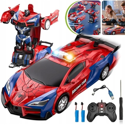 Robot Auto Pavouk Spider Dálkově Ovládaný 2v1 Světla Zvuky