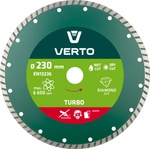 VERTO Диамантен диск, 230 x 22, 2 mm, Turbo 61H2T9 (61H2T9)