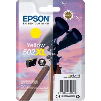 Epson 502XL T02W440 жълт (yellow) оригинална касета (C13T02W44010)