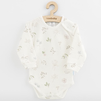 Dojčenské bavlnené body s dlhým rukávom New Baby Zoe