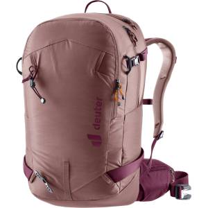 Deuter Дамска раница за ски-туринг Deuter Women's Freerider 22 SL Ski touring backpack - Ashrose / Cassis - размер One Size (504-0599-0111)