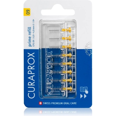 CURAPROX Prime Refill резервни четки за междузъбно пространство в блистер CPS 09 0, 9 - 4, 0 mm 8 бр