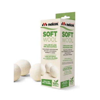 Meliconi Аксесоар за сушилня Meliconi SOFT WOOL 621026 вълнени топки (SOFT WOOL 621026)