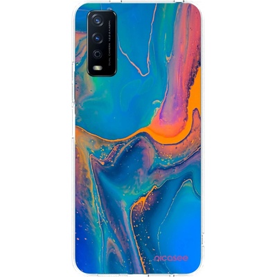 Pouzdro Picasee silikonové Vivo Y11s Rainbow čiré