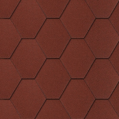 Matizol Uni Strong Hexagonal červená 3 m²