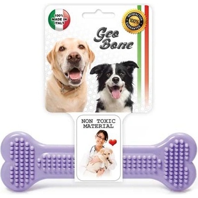 Cobbys Pet GeoBone 1 10 x 3 cm kost z gumy