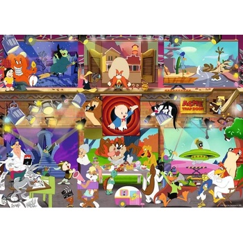Ravensburger - Puzzle Looney Tunes Studio - 1 000 piese
