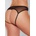 Allure Open Panty Mesh Black