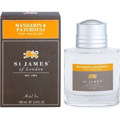 St James of London Mandarin & Patchouli gél po holení 100 ml