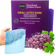 EXS Oral Latex Dams Flavoured Grape 1 pc