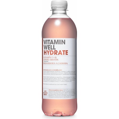 Vitamin well vitamínová voda hydrate 500ml