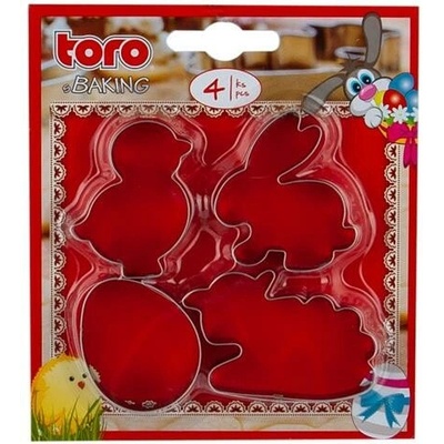 TORO Velikonoční vykrajovátka 4 ks ovce, kuře, králík, vejce – Zbozi.Blesk.cz
