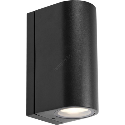 Markslöjd 109110 - LED димируема външна стенна лампа ALOR 2xLED/4, 9W/230V IP65 черна (ML1647)