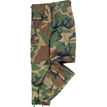 Nohavice Mil-tec US Zip-off BDU hose kids woodland