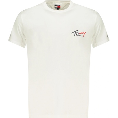 Tommy Jeans DM0DM22538 pánské tričko bílé