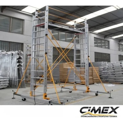 CIMEX Алуминиева стълбова кула cimex alumin2/ 6м (alumin2)