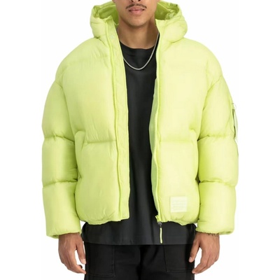Alpha Industries pánska Cloud Puffer Bomber arctic lime