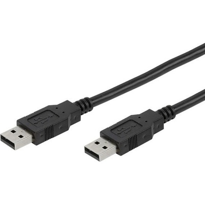 Vivanco Кабел Vivanco - 45296, USB-A/USB-A, 1.8 m, черен (45296)