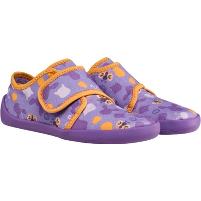 Dětské barefoot bačkory Affenzahn slipper Cotton Movy Butterfly