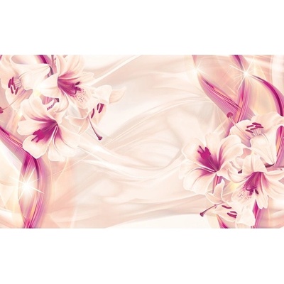 Preinterier Fototapeta - FT4976 - Ružové kvety vlies - 208cm x 146cm