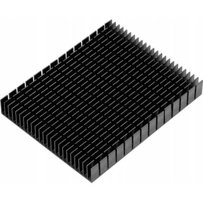 HLINÍKOVÝ PROFIL RADIÁTORU 150x120x20mm ČERNÝ