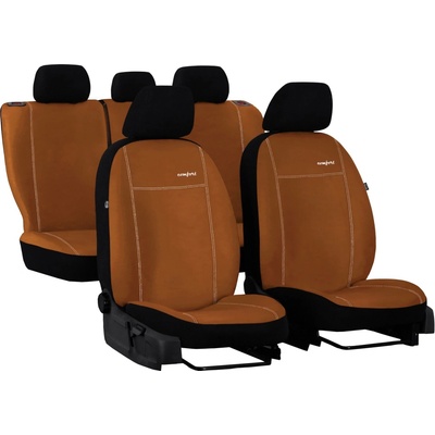 Autopoťah Pok-Ter Comfort Alcantara - hnedá