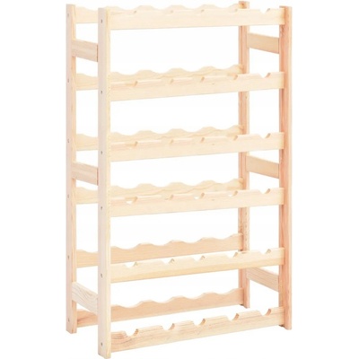 Vidaxl Stojan na víno drevený 53x25x86 cm