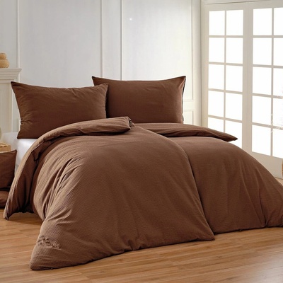 Matějovský obliečky krep tmavohnedé Krep de luxe 70x90 140x200