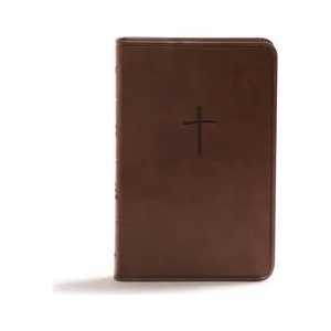 KJV Compact Bible, Brown Leathertouch, Value Edition (ISBN: 9781535956826)