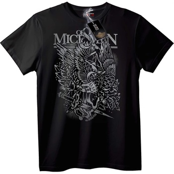 NOONEBRAND Тениска Of Mice & Men Орел - 2XL, Black