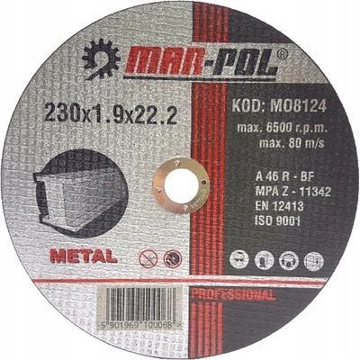 Mar-Pol Rezný kotúč 230 x 1,9 x 22 mm M08124
