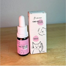 Cure Point CBD kapky pro zvířata 5% Klobáska 10 ml