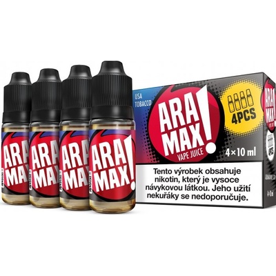 Aramax USA Tobacco 4 x 10 ml 6 mg