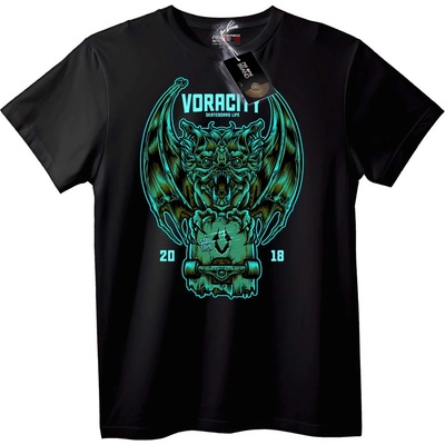 NOONEBRAND Тениска Voracity Скейтборд - XXS, Black