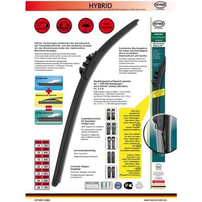 Heyner Hybrid graphit 760 mm 039000