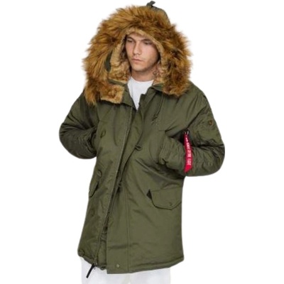 Alpha Industries zimná bunda Explorer Dark green zelená