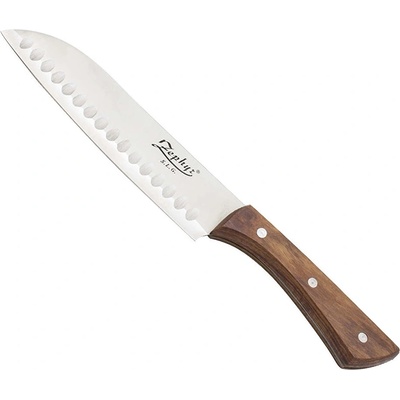 ZEPHYR Нож Сантоку zephyr zp 1633 bs, 17.8 см, Неръждаема стомана, Дървена дръжка, (18155) (1630120172)