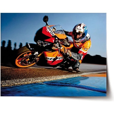 Sablio Plakát Motorkář 2 - 120x80 cm Varianta: Sablio Plakát Motorkář 2 - 90x60 cm